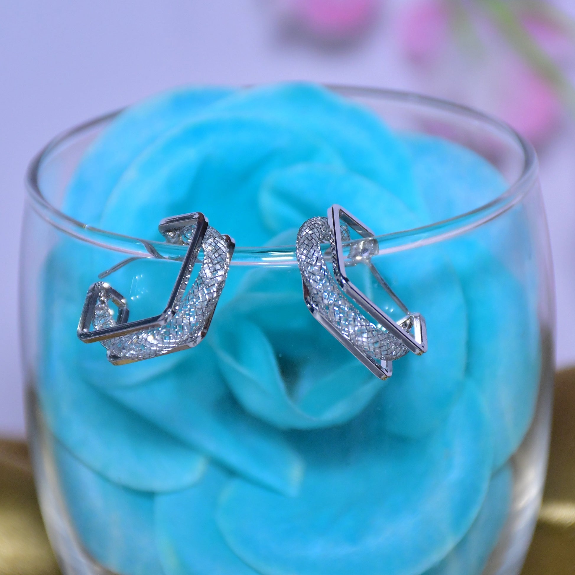 Silver Bloom Earrings