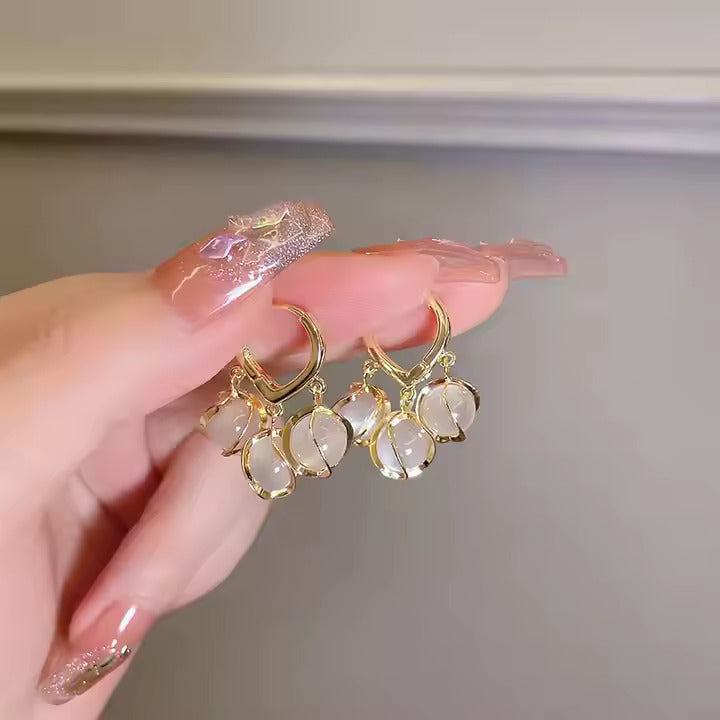 Gold Temptation Golden Finish Earrings