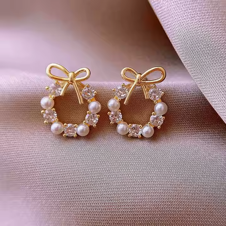 Blissful combo of 5 daily wear Earrings.