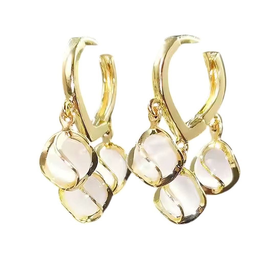 Gold Temptation Golden Finish Earrings