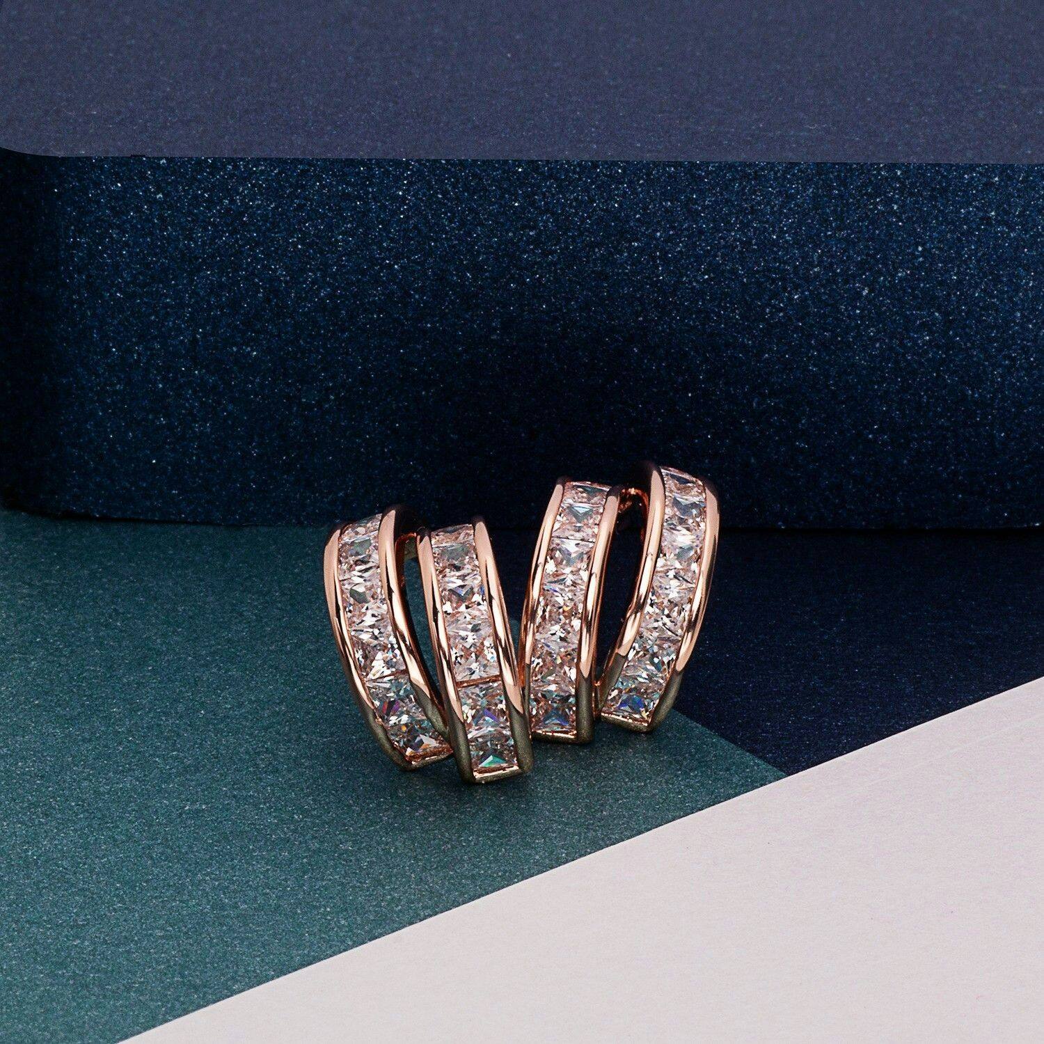 Rose Gold Eterna Bloom Earrings