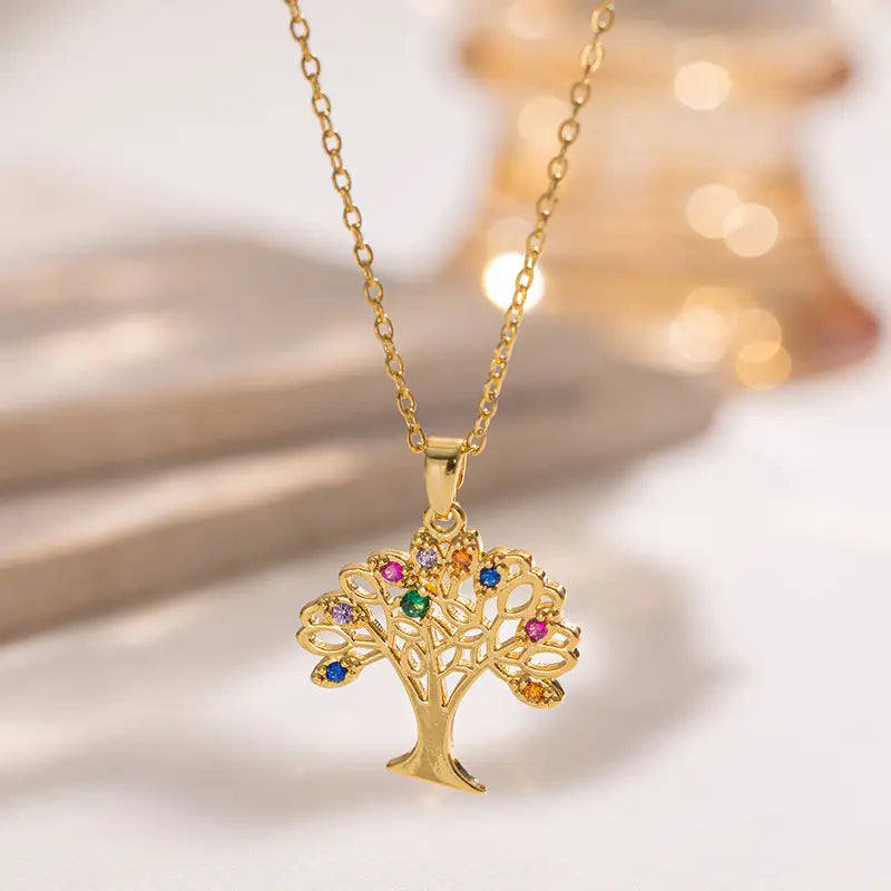 Celestial Canopy Chain Pendant | Gold Finish