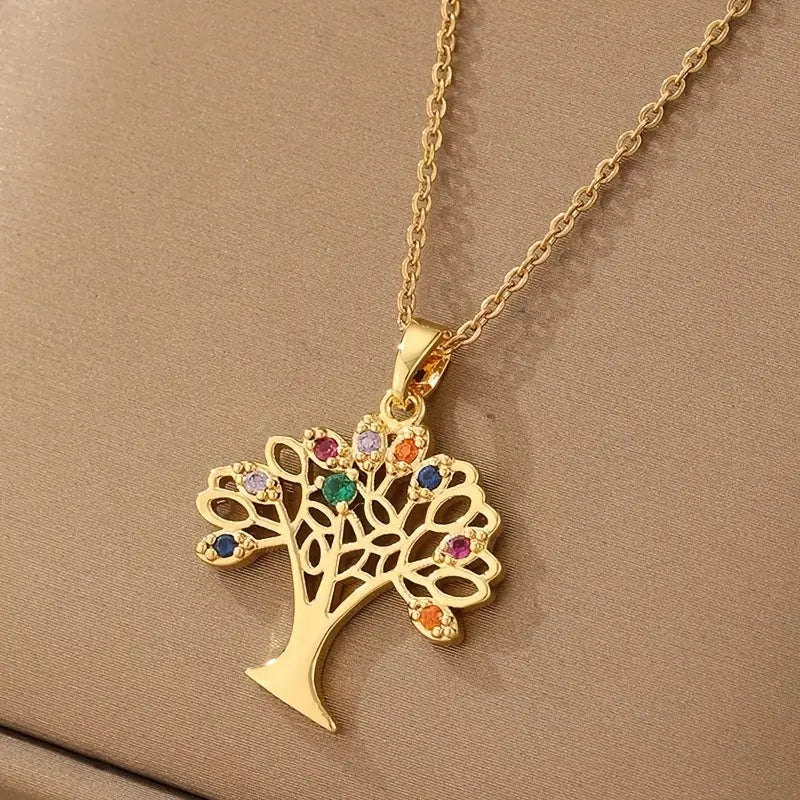 Celestial Canopy Chain Pendant | Gold Finish