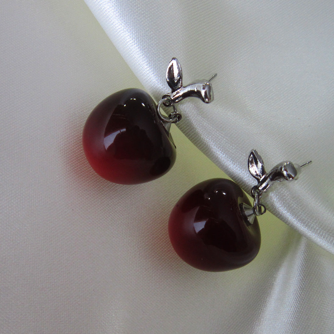 Apple Drop Earrings