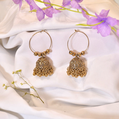Amoli Gold plated Jhumki