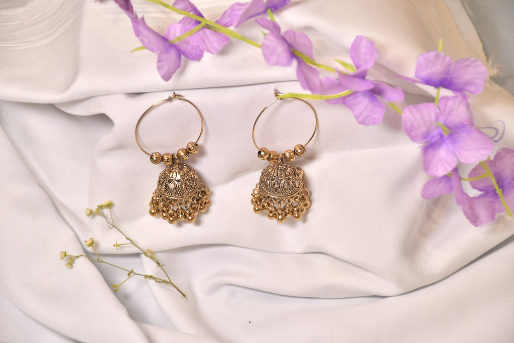 Amoli Gold plated Jhumki