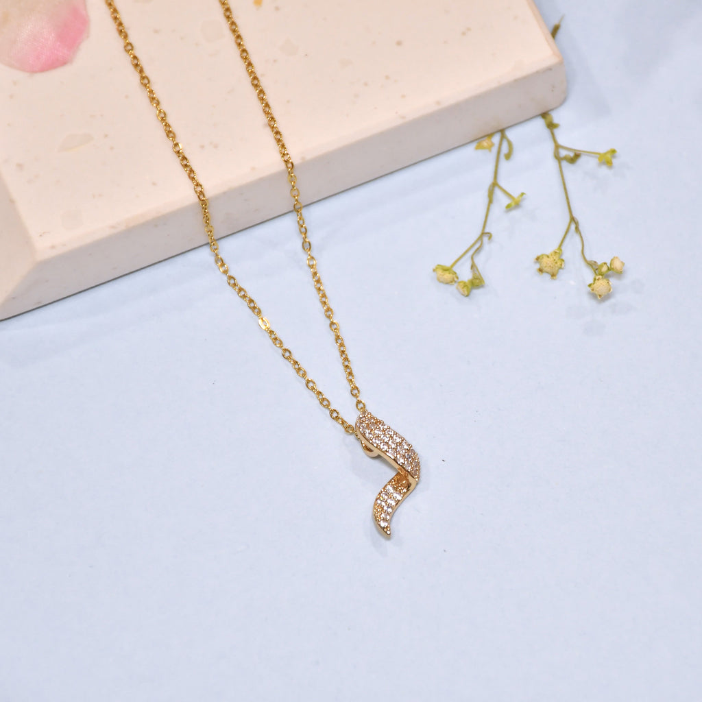 Wave of Sparkle Chain Pendant