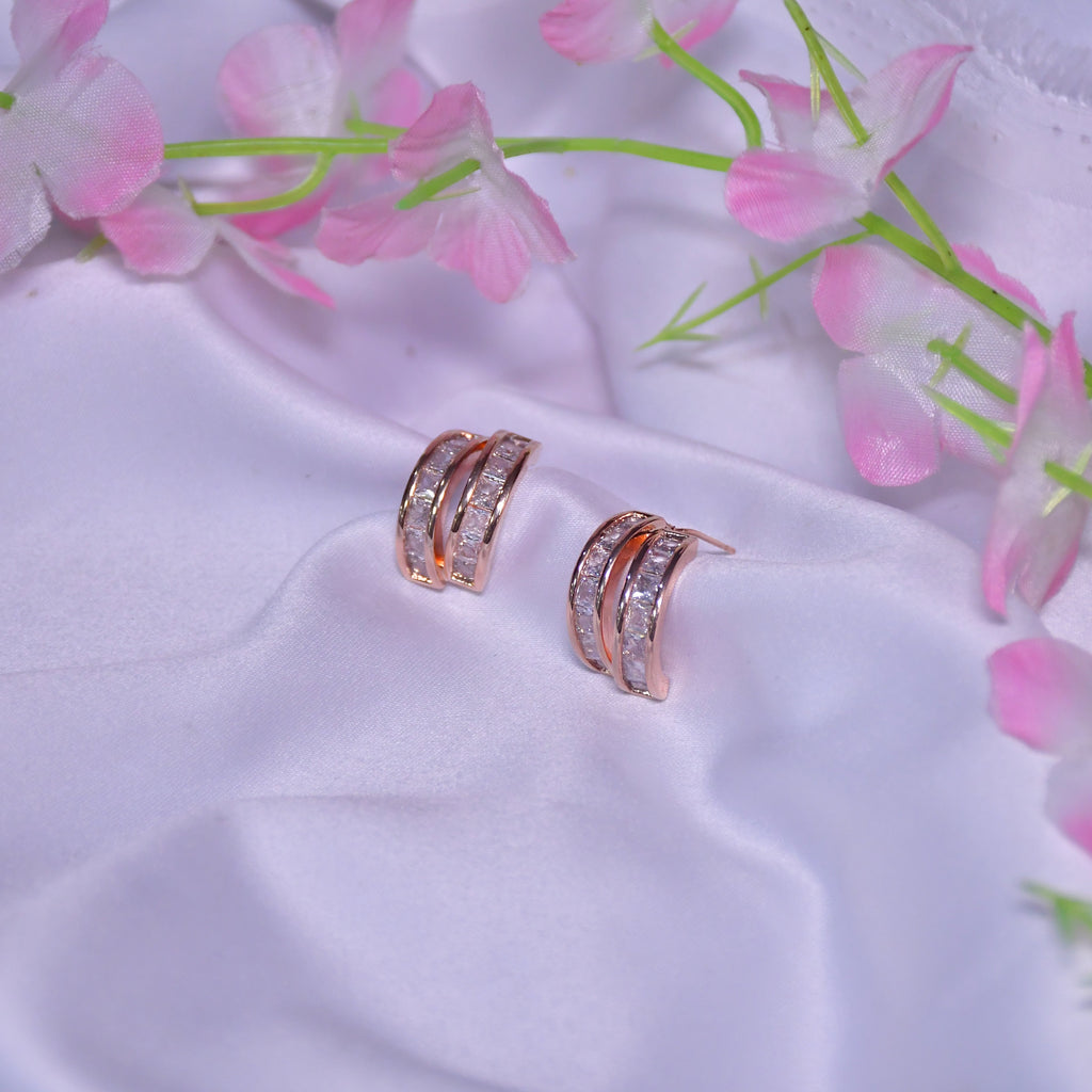 Rose Gold Eterna Bloom Earrings