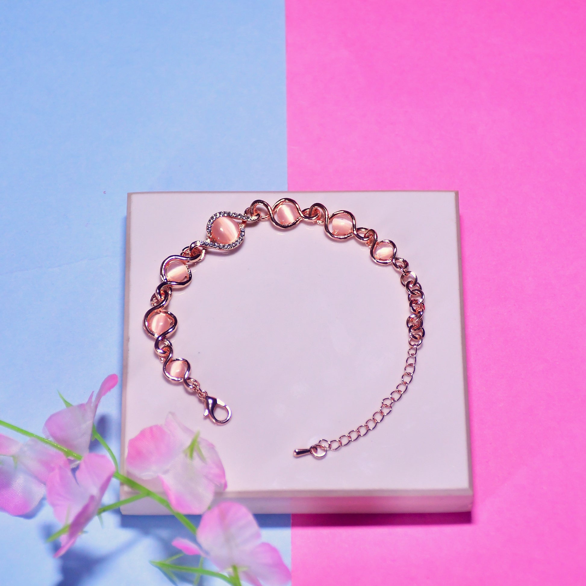 Blush Empress Bracelet | Rose Gold