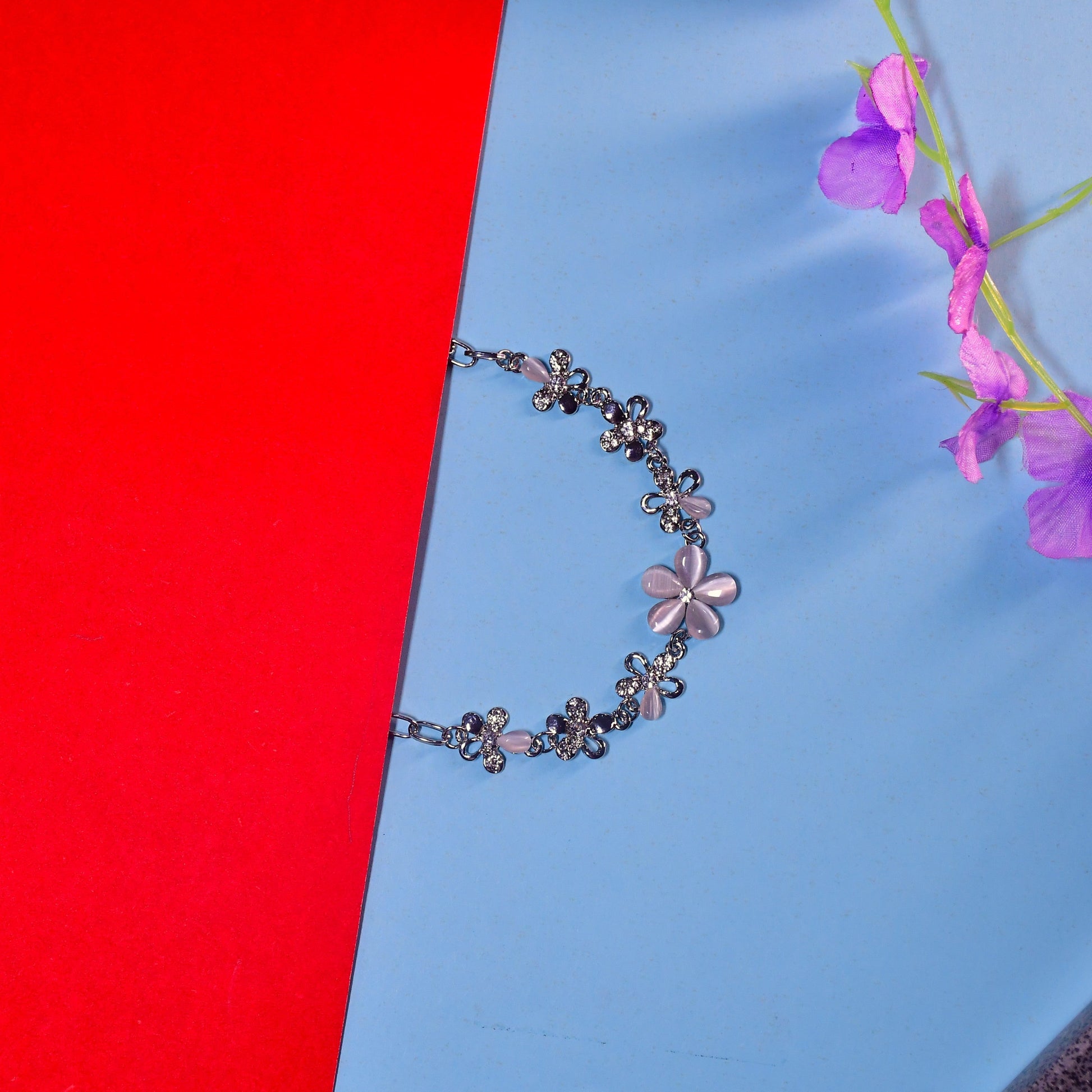 Silver Flora Bracelet