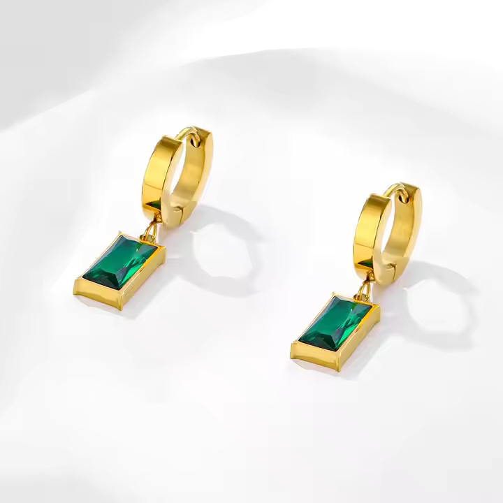 Emerald Glow Earrings