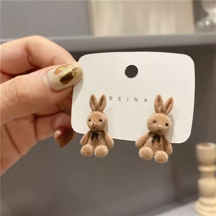 Cute Rabbits Korean Earrings