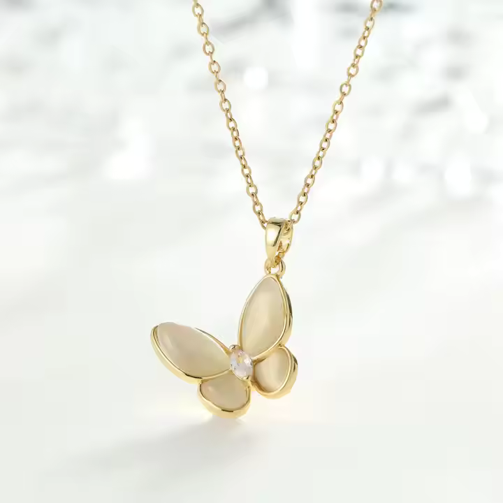 Butterfly wings Premium Gold Pendant