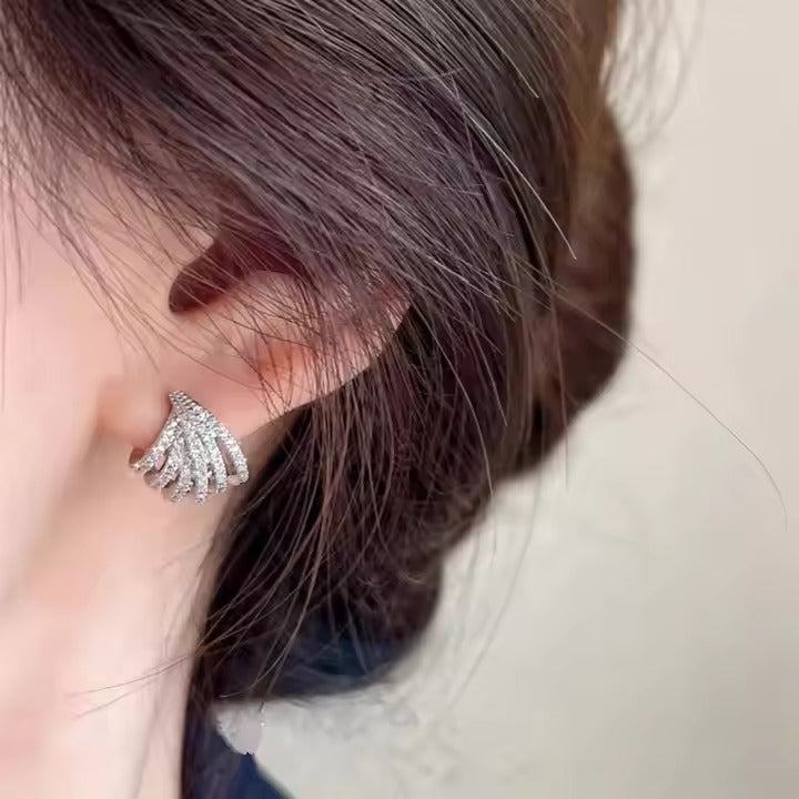 Eterna Grace Gold Finish Earrings