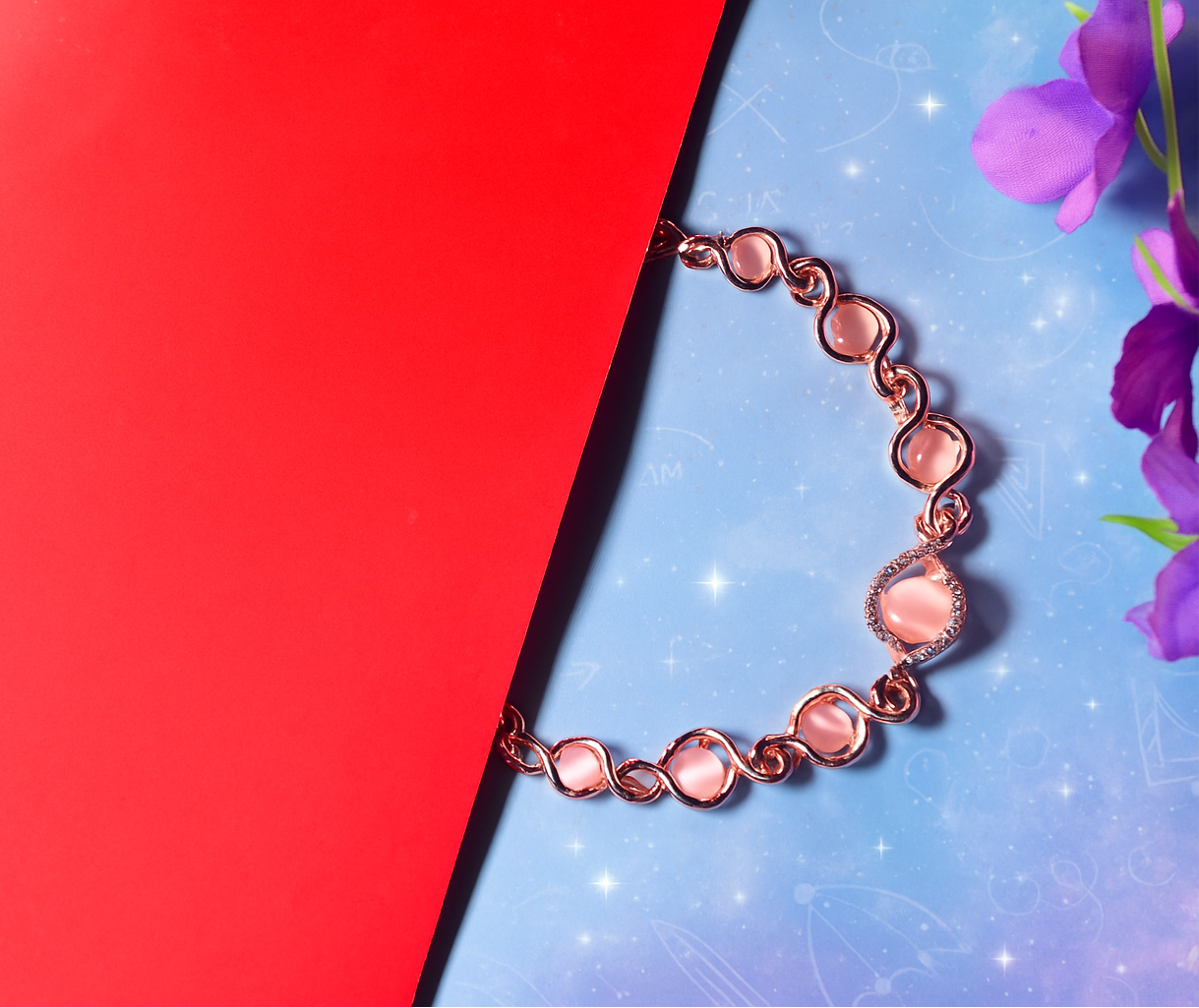Blush Empress Bracelet | Rose Gold