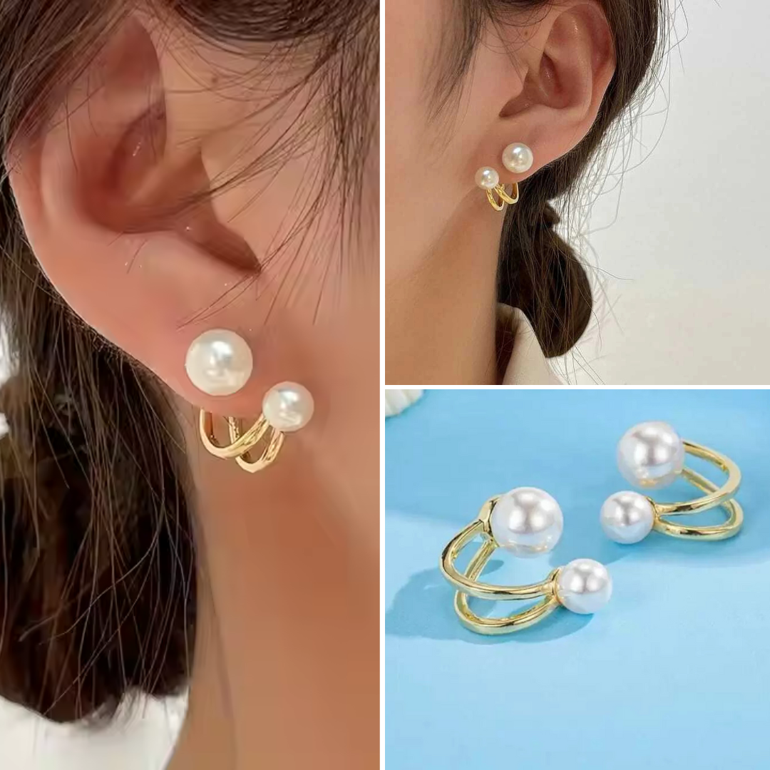 Golden Loop Korean Earrings