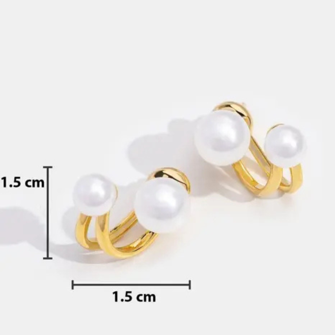 Golden Loop Korean Earrings
